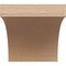 Ekena Millwork 6in. W x 6in. H x 12in. L Huntington Woodgrain TimberThane Rafter Tail, Primed Tan RFTUR06X06X12HUNRCPR - alternate 4
